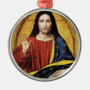ORNEMENT EN MÉTAL CHRIST LE ROI