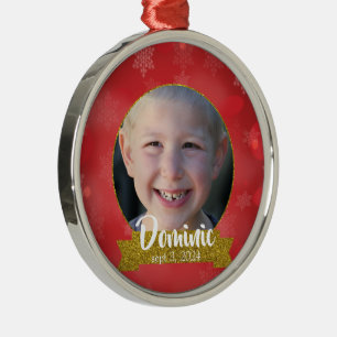 Ornement En Métal Christmas Kid's Lost First Tooth Keepsaké