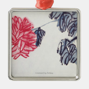 Ornement En Métal Chrysanthème