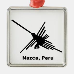 Ornement En Métal Colibri Nazca, Pérou