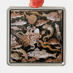 ORNEMENT EN MÉTAL COLLECTE POMPEII / OCÉAN - SCÈNE DE VIE MARINE