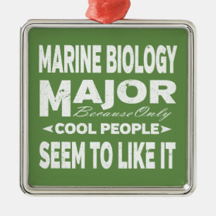 Ornement En Métal Collège de biologie marine Principaux seulement Co