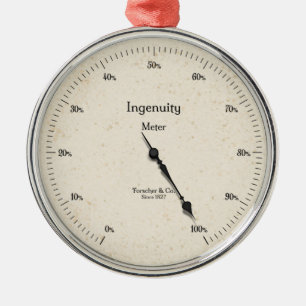 Ornement En Métal Compteur d'ingéniosité Inspirational Steampunk G