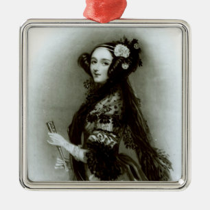 Ornement En Métal Comtesse d'ADA Byron d'Augusta de Lovelace