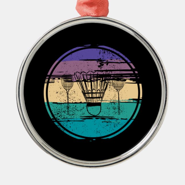 Ornement En Métal Conception de l'équipement de Badminton (Devant)