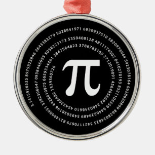 Ornement En Métal Conception de nombre de pi