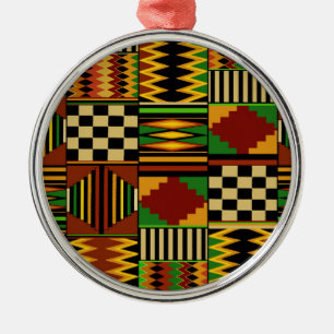 Ornement En Métal Conception de tissu Royal Kente en Afrique