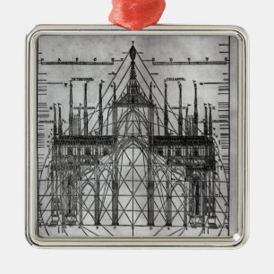 Ornement En Métal Conception pour la cathédrale de Milan