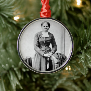 Ornement En Métal Conducteur Harriet Tubman Chemin de fer souterrain