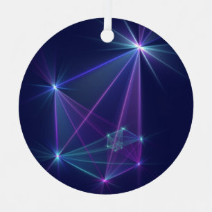 Ornement En Métal Constellation, Art Fractal Fantastique Abstrait