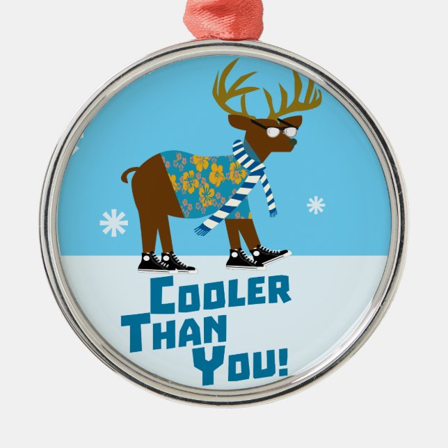 Ornement En Métal Coolsville Reindeer (Devant)