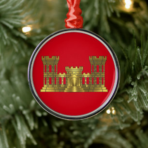 Ornement En Métal CORPS DU GÉNIE  Noël