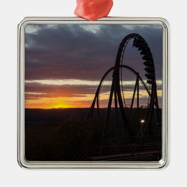 Ornement En Métal Coucher de soleil Wildfire (Devant)