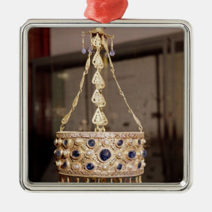 Ornement En Métal Couronne votive du Roi Recesvinth