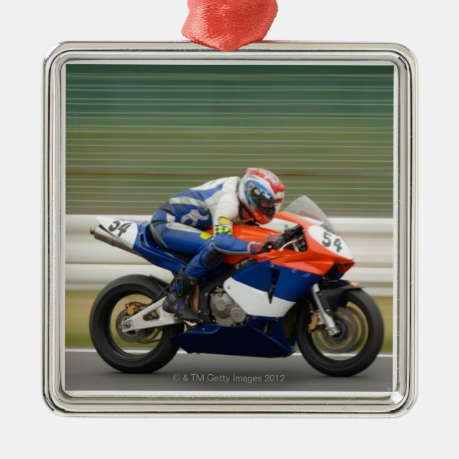 Ornement En Métal Course de moto (Devant)