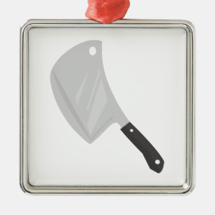 Ornement En Métal Couteau de boucher