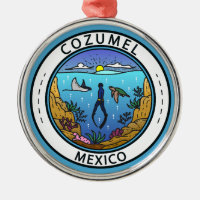 Cozumel Mexique Badge Scuba