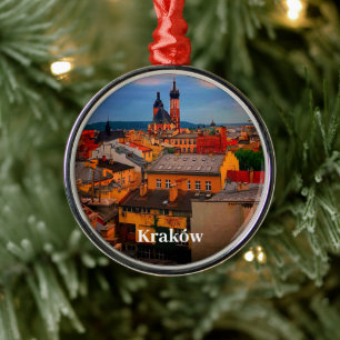 Ornement En Métal Cracovie Europe Pologne Polska Vieille Ville
