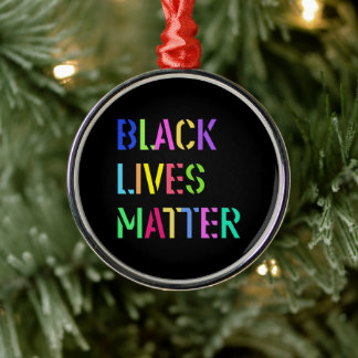 Ornement En Métal Crayon de matière Black Lives 01 Multi Styles