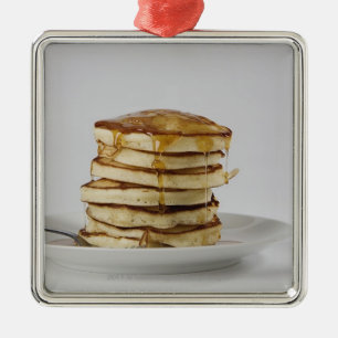 Ornement En Métal Crêpes avec le sirop