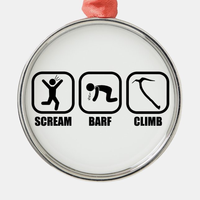 Ornement En Métal Cri Barf Climb (Devant)