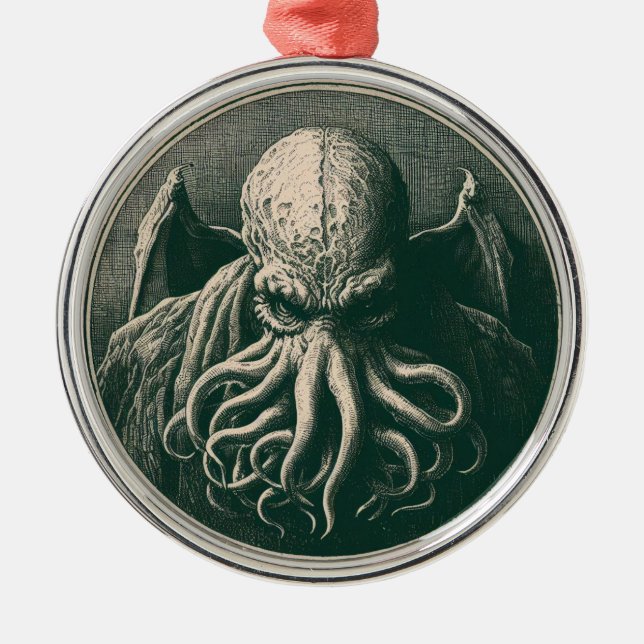Ornement En Métal Cthulhu Lovecraft Horreur (Devant)