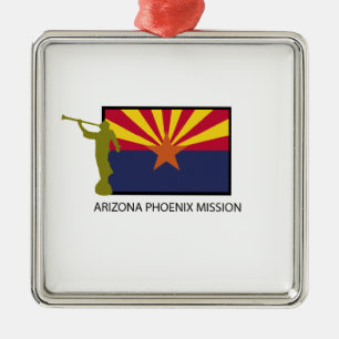 ORNEMENT EN MÉTAL CTR DE LA MISSION LDS DE L'ARIZONA PHOENIX