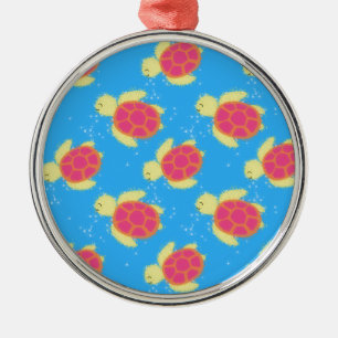 Ornement En Métal Cute Motif de tortue de mer