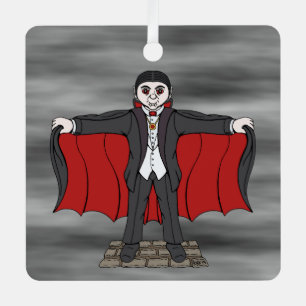 Ornement En Métal Cute Vampire/Dracula