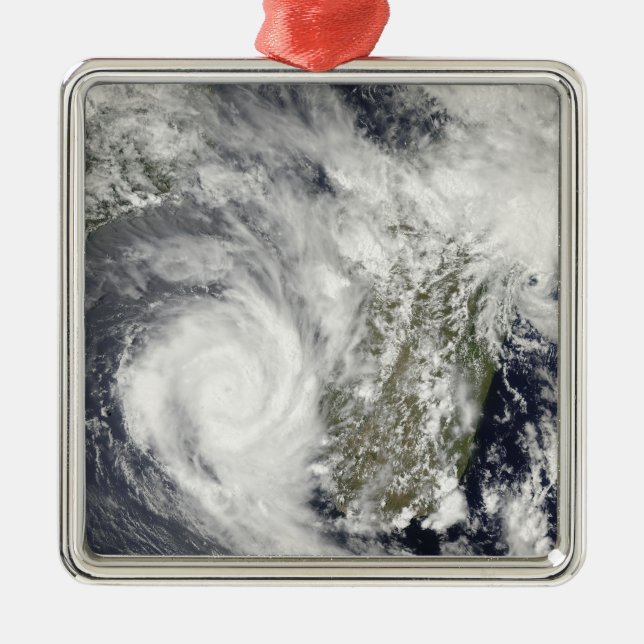 Ornement En Métal Cyclones tropicaux Eric et Fanele 2 (Devant)