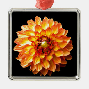 Ornement En Métal Dahlia