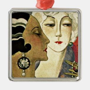 Ornement En Métal Dames Aer Deco