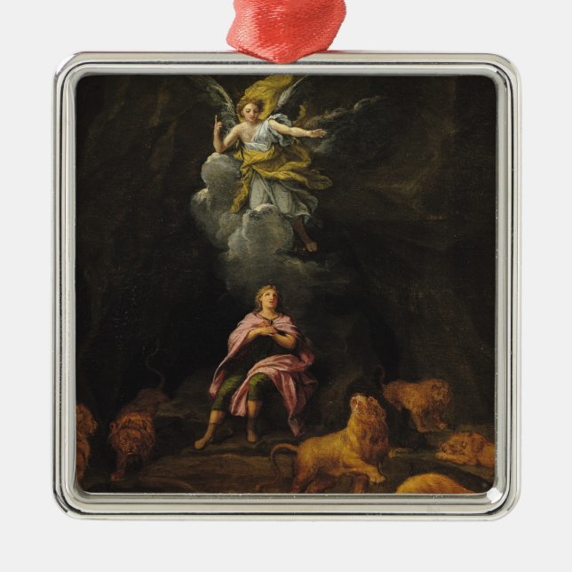 Ornement En Métal Daniel dans le repaire des lions (Devant)