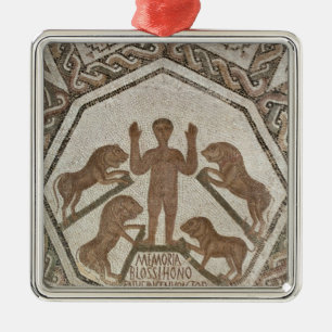 Ornement En Métal Daniel dans le repaire des lions