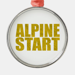 Ornement En Métal Début alpin (Topo)
