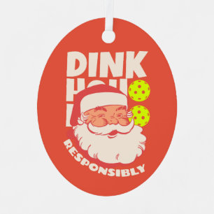 Ornement En Métal Dénuez-Vous De Façon Responsable. Père Noël vintag