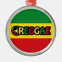 Design de reggae avec couleurs de drapeau reggae