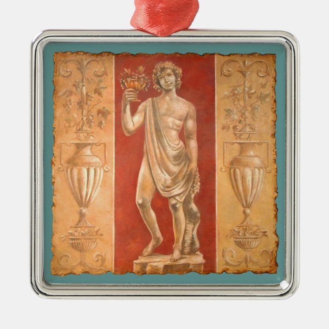 Ornement En Métal Dionysus avec Urnes (Devant)