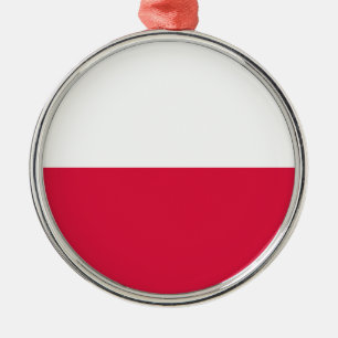 Ornement En Métal Drapeau de la Pologne