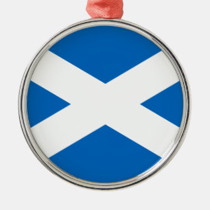 Ornement En Métal Drapeau de l'Ecosse - Bratach na h-Alba
