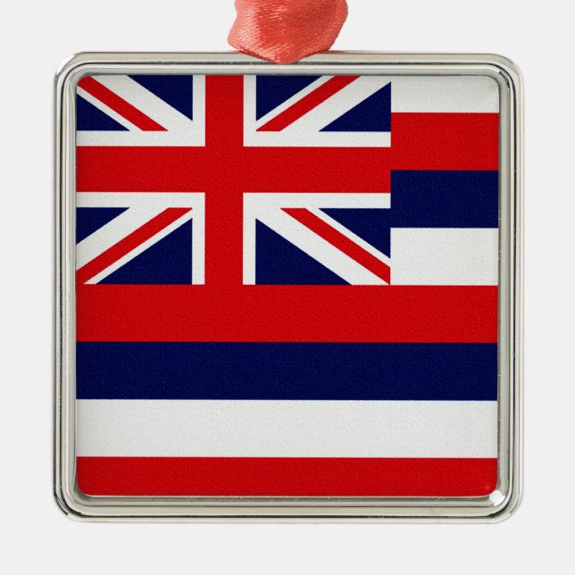 Ornement En Métal Drapeau d'État d'Hawaii (Devant)