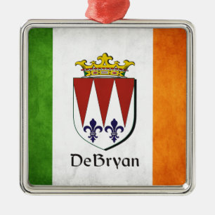 Ornement En Métal Drapeau irlandais DeBryan