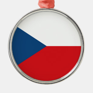 Ornement En Métal Drapeau République tchèque