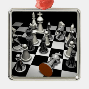Ornement En Métal Échecs