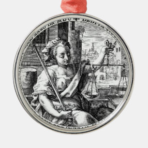 Ornement En Métal Échelles de justice