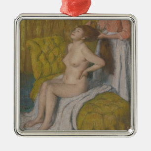 Ornement En Métal Edgar Degas   Femme Qui A Les Cheveux Compilés