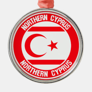 Ornement En Métal Emblème du cercle de Chypre-Nord