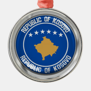 Ornement En Métal Emblème du cycle du Kosovo