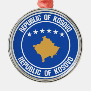 Ornement En Métal Emblème du cycle du Kosovo