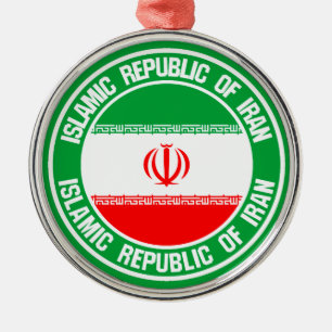 Ornement En Métal Emblème du cycle iranien